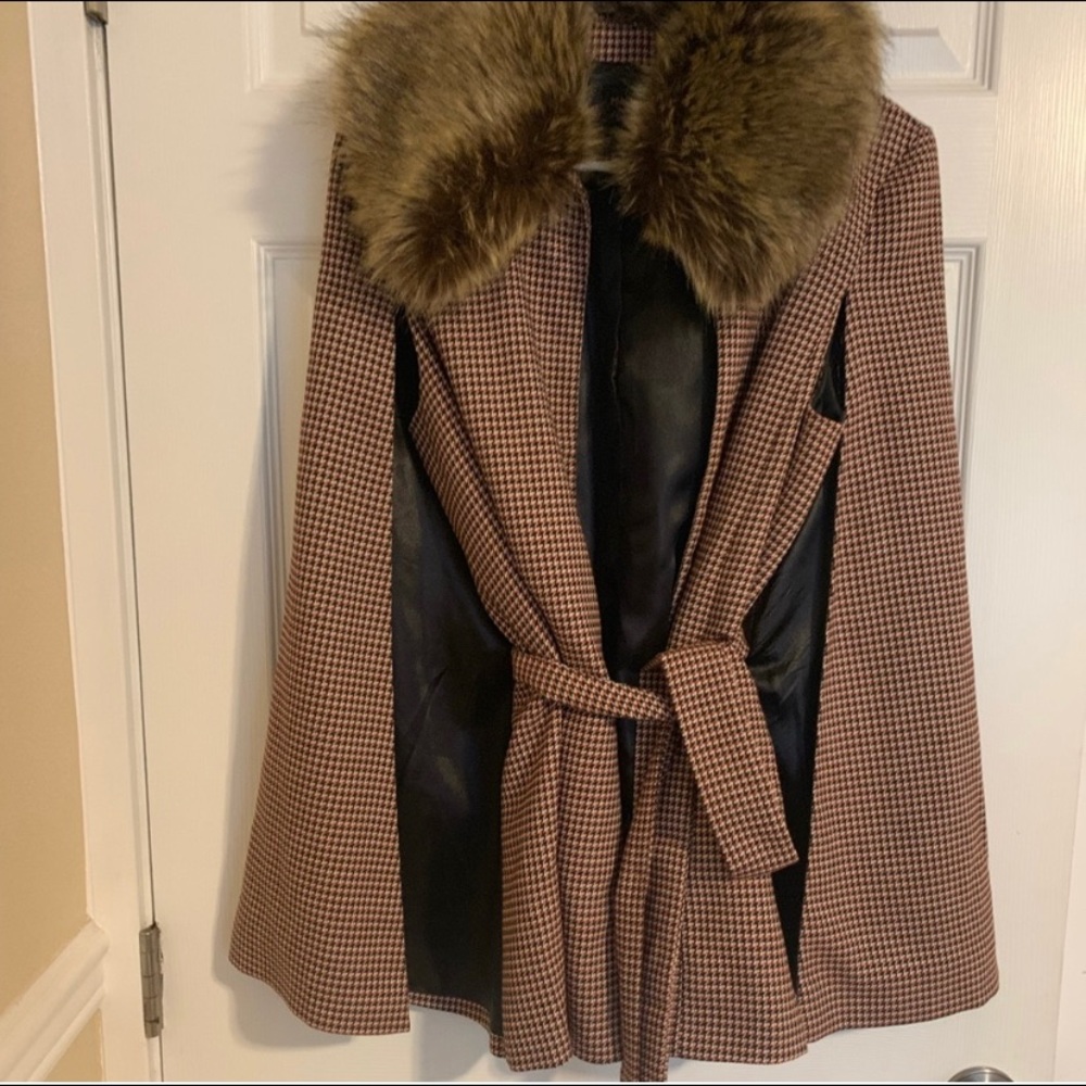 Cape forever 21 coat